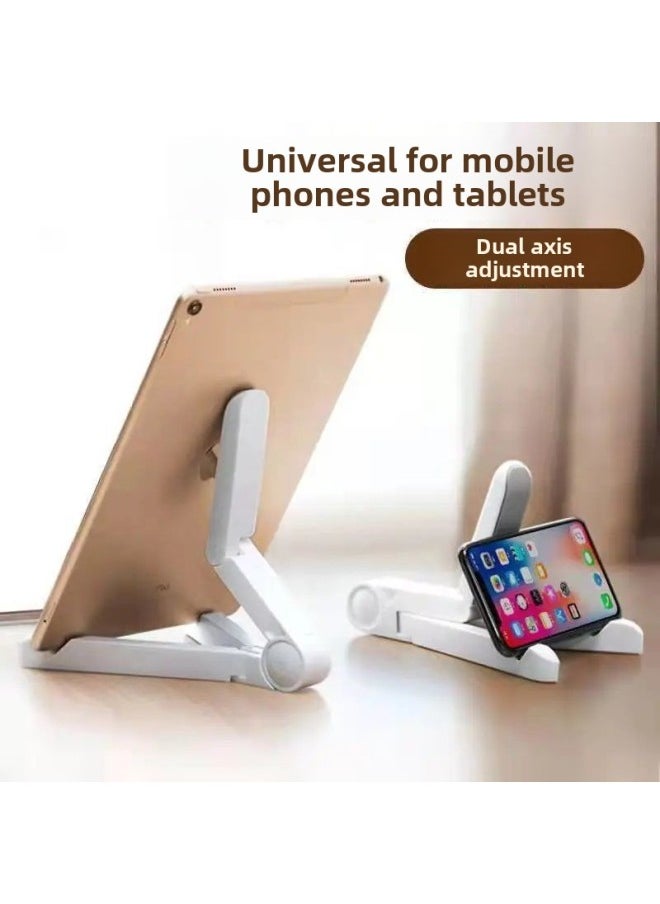Mobile Phone Tablet Non-slip Bracket Laptop Desktop Lazy Heat Dissipation Portable Folding Universal Tripod-Colour:Black One All Models Tablet Ipad Mobile Phone Universal-Applicable Size:Two Brackets - Discount Add-on Purchase