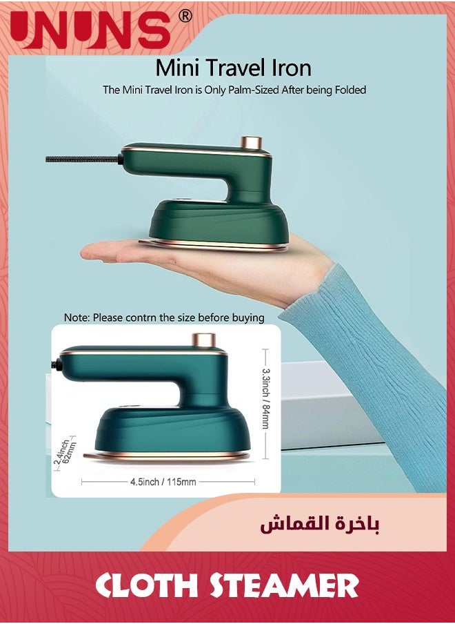 UNUNS Clothes Steamer Handheld,Portable Foldable Hand Held Steamers,180°Rotatable Rotation Fabrics Removes Wrinkles Steamer For Clothes,Fast Heat-up Travel Garment Steamer For Home  - Image 5