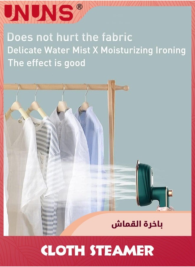 UNUNS Clothes Steamer Handheld,Portable Foldable Hand Held Steamers,180°Rotatable Rotation Fabrics Removes Wrinkles Steamer For Clothes,Fast Heat-up Travel Garment Steamer For Home  - Image 2