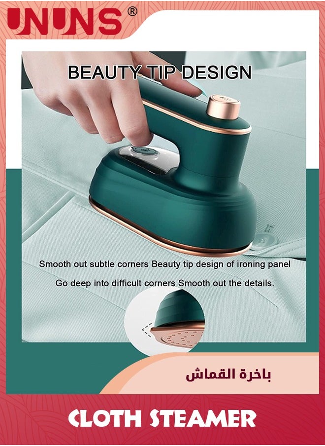 UNUNS Clothes Steamer Handheld,Portable Foldable Hand Held Steamers,180°Rotatable Rotation Fabrics Removes Wrinkles Steamer For Clothes,Fast Heat-up Travel Garment Steamer For Home  - Image 3