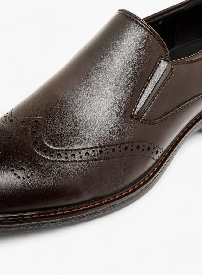LBL by Shoexpress Men's Perforation Detail Slip-On Loafers