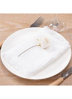 Handmade Cloth Napkins Bulk 18x18 Cotton Linen Dinner Napkins Rustic Cheesecloth Table Napkins for Wedding Party Baby Shower Set of 6 White - pzsku/ZDAC46A2E468907DBDEFDZ/45/_/1740486111/745a5068-d404-44e7-b9a6-42bcb60c6c53