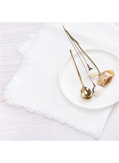 Handmade Cloth Napkins Bulk 18x18 Cotton Linen Dinner Napkins Rustic Cheesecloth Table Napkins for Wedding Party Baby Shower Set of 6 White - pzsku/ZDAC46A2E468907DBDEFDZ/45/_/1740553237/c0dda527-9093-468a-afa2-14d24c478d16