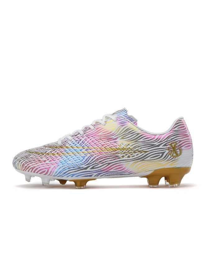SKY WING Men's Soccer Cleats Firm Ground Soccer Shoes Women's Turf Football Shoes Rugby Boots Outdoor Breathable Athletic Professional Unisex - Image 2