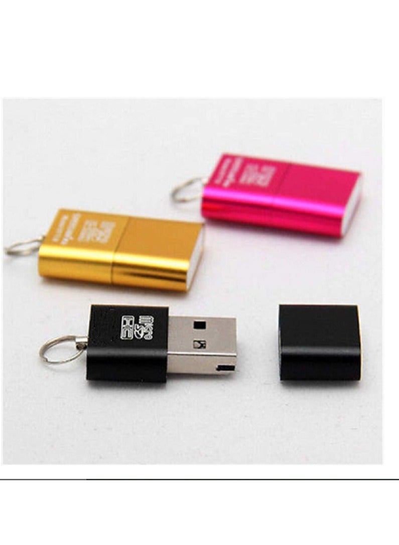 Portable Mini High Speed ​​USB 2.0 Micro SD TF T-Flash Memory Card Reader Adapter SD Card Reader - Multicolor - Image 1