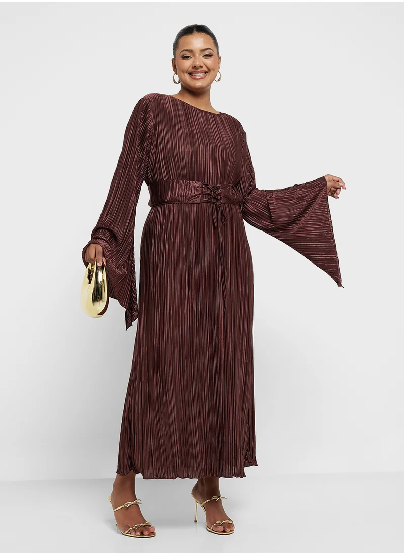 Ella Plus Crinkle Textured Shift Dress