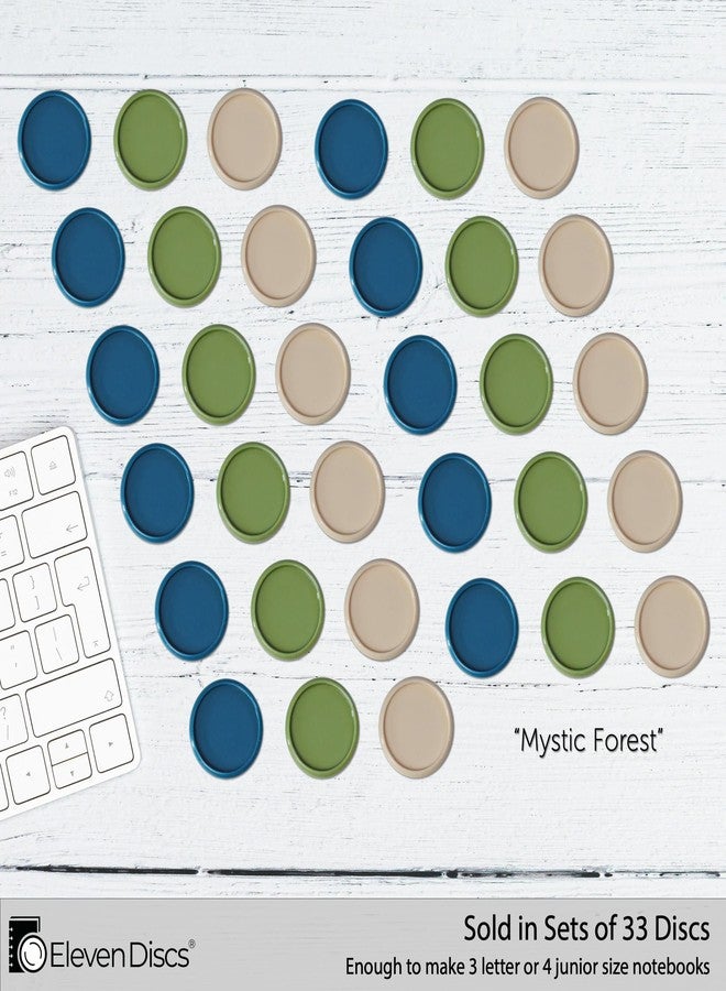 Eleven Discs 1¼-Inch Multicolor Plastic Discbound Expansion Discs - Mystic Forest Theme - Compatible with Circa, Arc, TUL, and More (Set of 33) - Image 2
