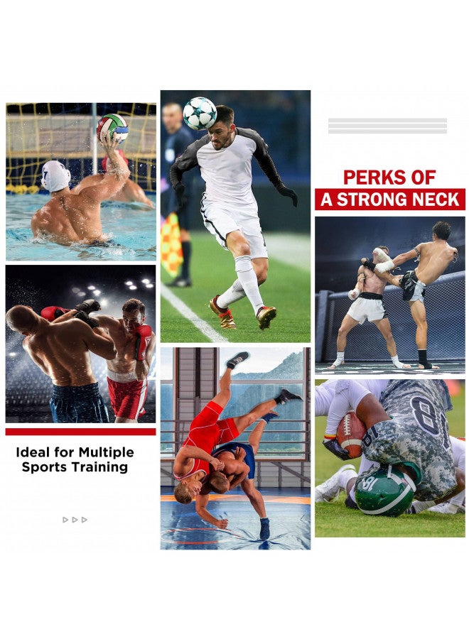 Rdx حزام رقبة RDX لرفع الأثقال، جهاز تمرين حزام الرأس، مُعزز رقبة مبطن بسماكة 4 مم، سلسلة فولاذية قابلة للتعديل بطول 90 سم، تمرين مقاومة قوة الملاكمة في الصالة الرياضية، معدات مدرب القوة - Image 4