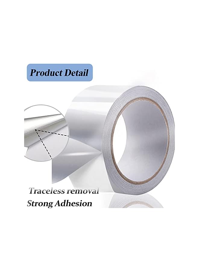 promass [Pack of 1] Aluminum Foil Tape - [2" x 15 Yards] - Insulation Adhesive Silver Metal Tape for HVAC, Sealing & Patching Hot & Cold Air Ducts - Image 3
