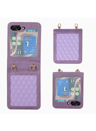 Samsung Galaxy Z Flip 5 5G Phone Case Cover Luxury Shockproof PU Leather Protective Anti-drop anti-scratch Anti-lose Fashion Crossbody Gift for Women Ladies - pzsku/ZDAC4DF4B41A81D743161Z/45/_/1690341617/3ce0ada6-138b-4c08-9f59-5c447b9a2090