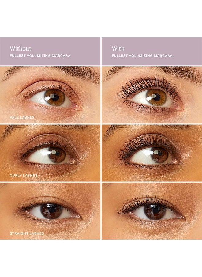 ILIA ILIA - Fullest Volumizing Mascara | Non-Toxic, Vegan, Cruelty-Free, Smudge + Flake-Free, Safe For Sensitive Eyes, For Fuller, Thicker, & Healthier Lashes (Full Size, 0.32 fl oz | 9.5 ml)  - Image 4