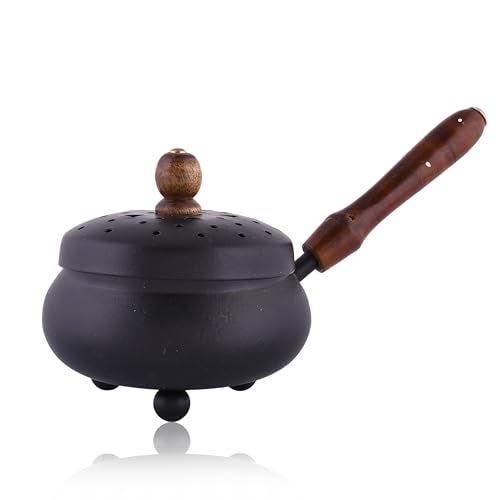 CraftVatika Metal Dhoop Dani Stand Incense Burner Loban Burner, Loban Sambrani Dhoop Holder, Kapoor Dani, Incense Burner Dhoop Dani for Pooja, Temple, Home Decor Dhoop Dani - Image 5