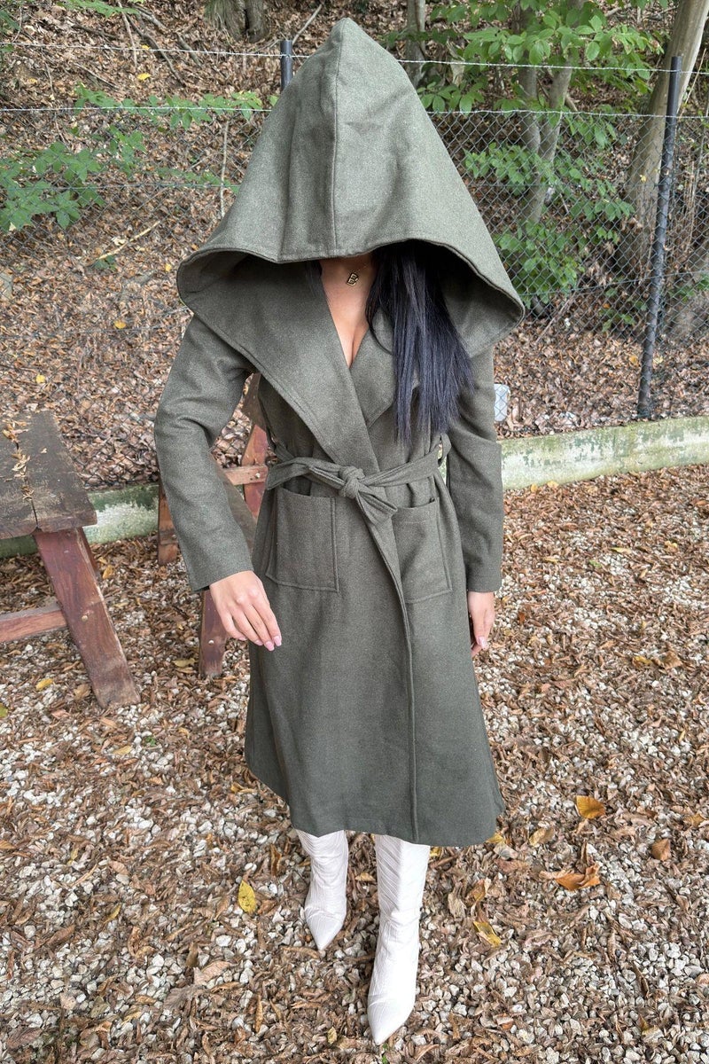 Weshaya Coat Women Khaki - Image 5
