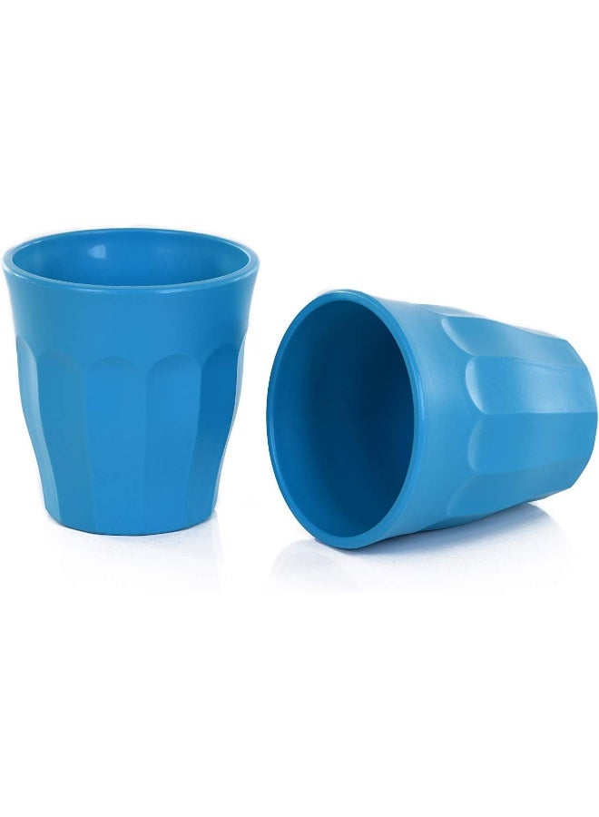 Mintra Home Unbreakable Cups, Tumblers 4pc (175ml) -Turquoise - Image 3