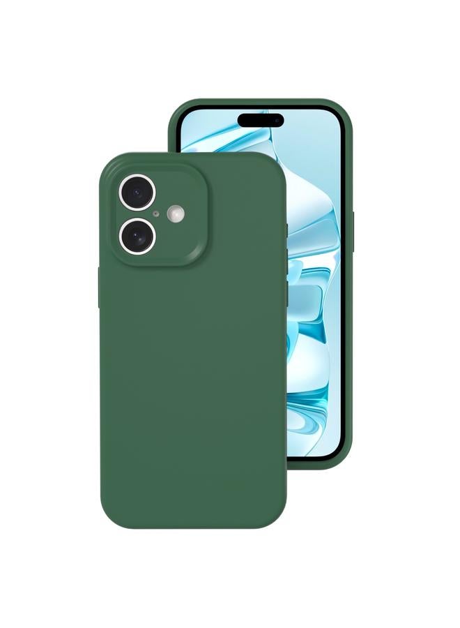 اس-توب جراب لهاتف iPhone 16 Plus بفتحة دقيقة من السيليكون السائل بلون هلامي وتغطية كاملة - Image 1