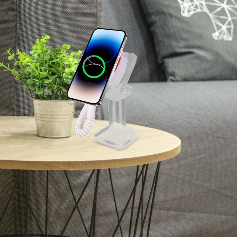 Anti Theft Phone Stand with Security Chain Acrylic Display Holder for Desktop Secure Protection - Image 5