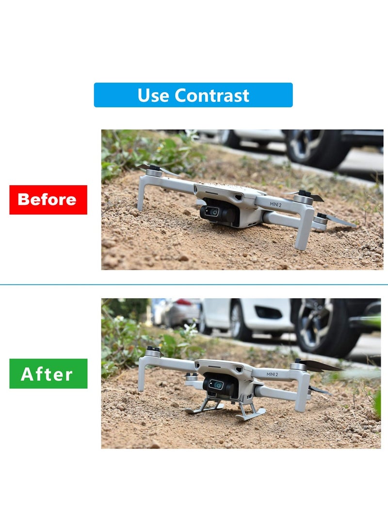 حراس المروحة وأرجل تمديد الهيكل القابلة للطي لطائرة DJI Mavic Mini 2 / SE، ملحقات الطائرات بدون طيار متوافقة مع DJI Mini 2، لطائرة DJI Mini SE، لتغطية ملحقات طائرة Mavic Mini - Image 4