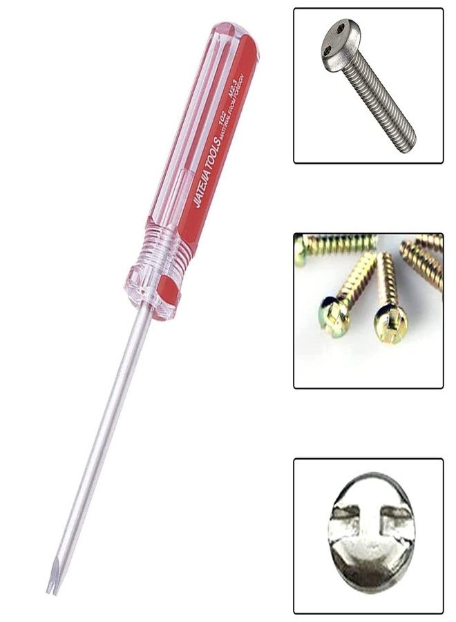 اتول مارت مفك براغي Utoolmart، مفكات براغي مغناطيسية برأس على شكل حرف U، مفك براغي بطرف على شكل حرف U مقاس 1.7 مم مع ساحب مسامير بعمود 3 بوصات، أداة إصلاح للصناعات اليدوية وإصلاحات السيارات والإصلاحات العامة - Image 5