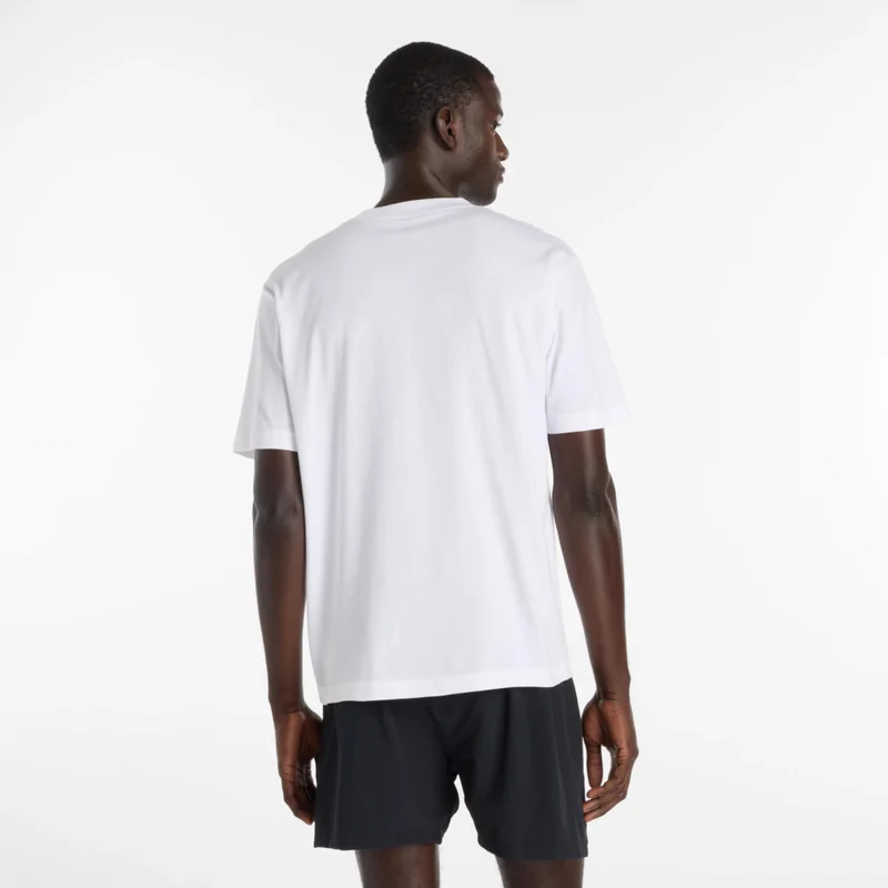 New Balance White Reflective T-Shirt for Men | Best Price UAE