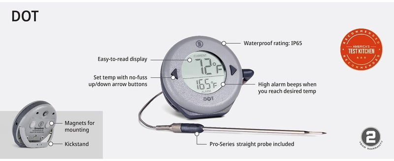 ThermoWorks دوت — مقياس حرارة بسيط مفضل من الطهاة - رمادي حمامة - Image 4