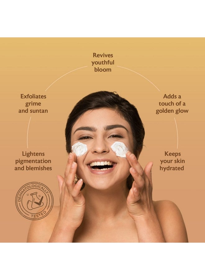 Siddhayu Baidyanath Kumkumadi Face Scrub Detan + Glow - 50 Gm For Glowing Skin - Image 4