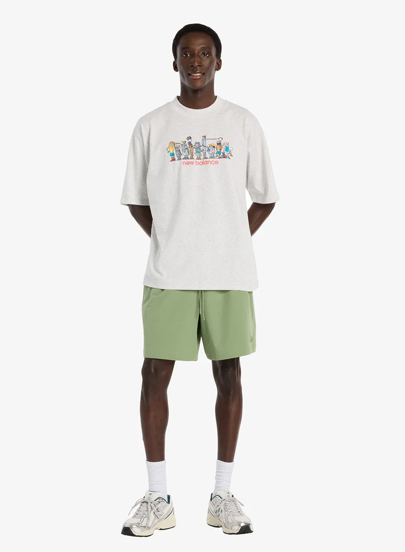 New Balance OREGANO (AAR) 7" Athletics Stretch Woven Shorts for Men | Best Price UAE