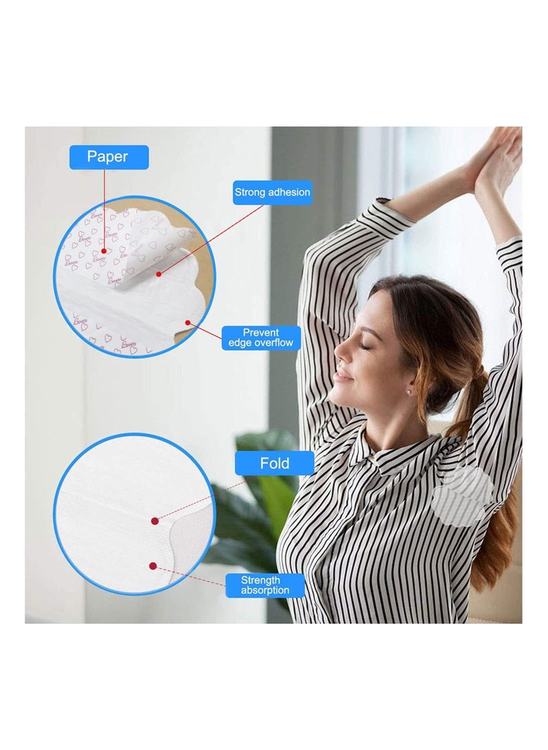 KASTWAVE - Underarm Sweat Pads, 80PCS Armpit Sweat Pads Disposable, Anti Sweat Pads Invisible Armpit Sheet Sweat Absorbing Pads Summer for Women and Men - Image 1