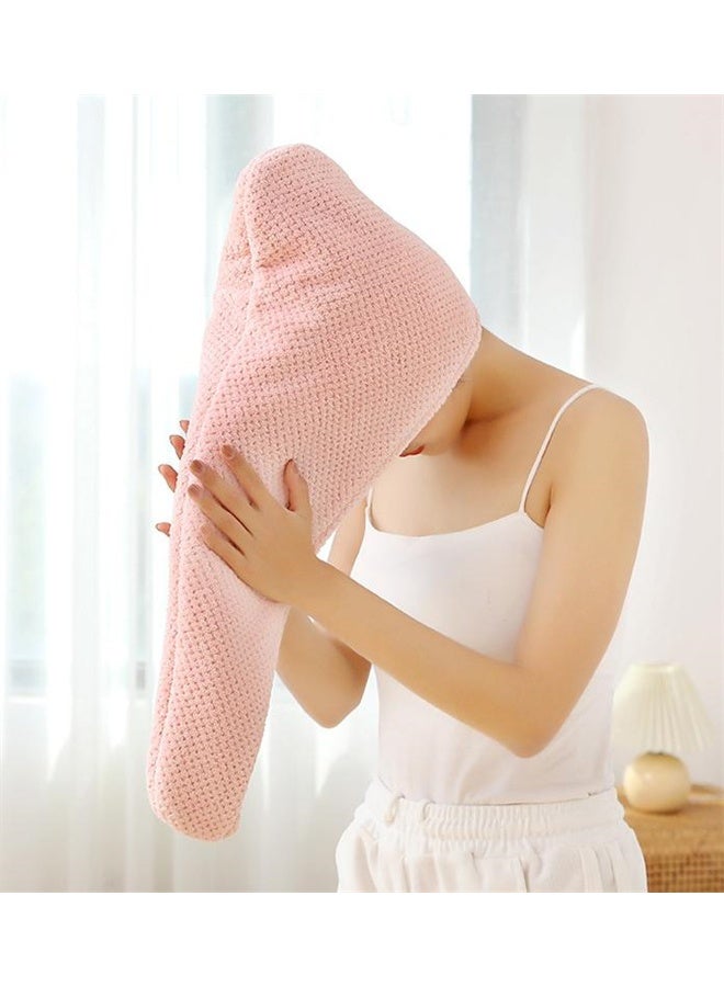 هومستر 2 حزم منشفة الشعر من الألياف الدقيقة ، منشفة لف الشعر الممتصة ، مناشف الرأس ، مناشف حمام غطاء النوم - Image 2