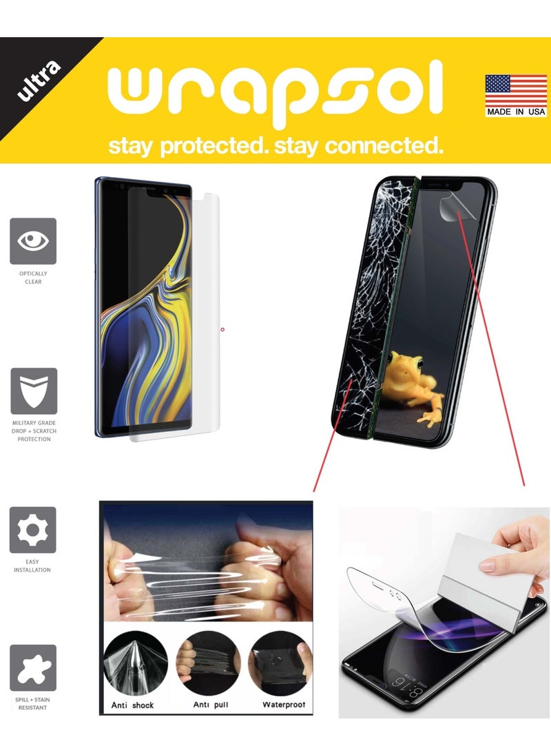iPhone 11 Full Body Screen Protector Front Back Side Impact Absorbing Polyurethane Film