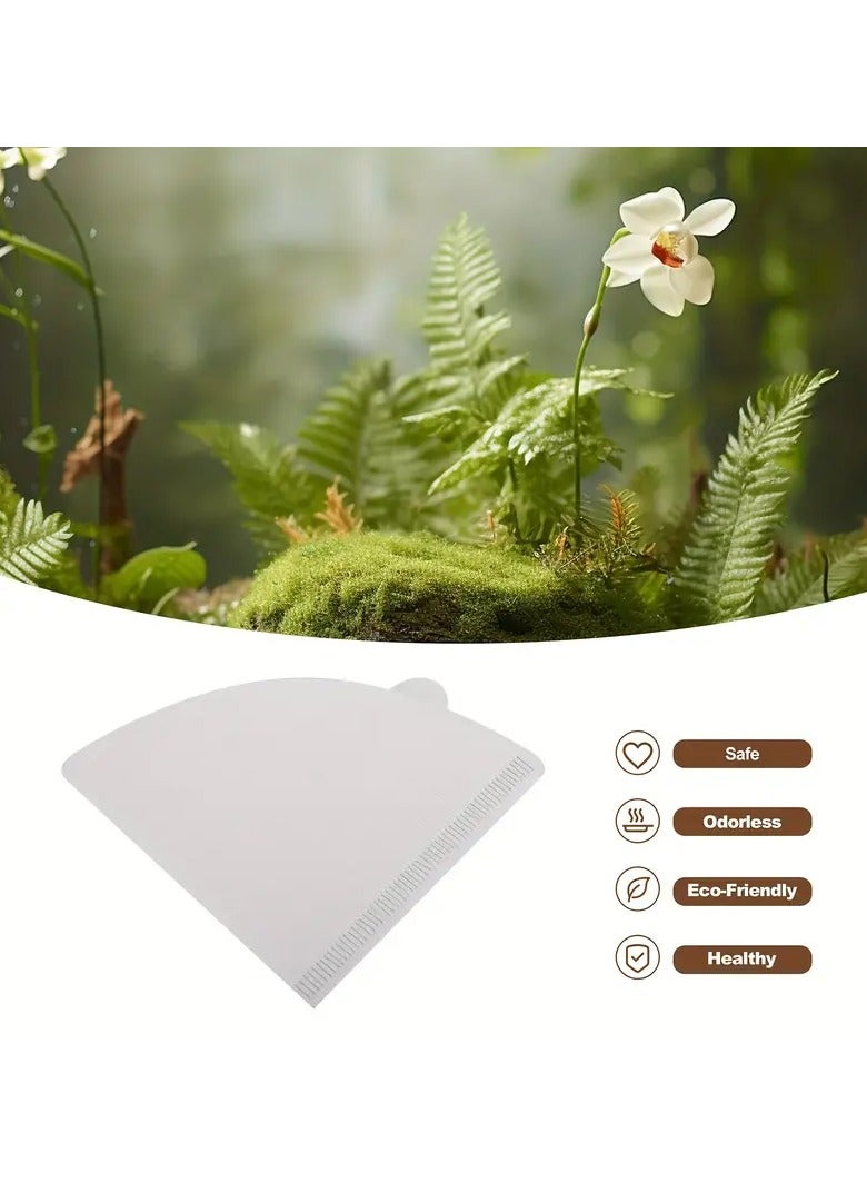 قهوة فلاتر قهوة v60 عدد 100 فلتر مقاس 02 حجم كبير ابيض - Image 3