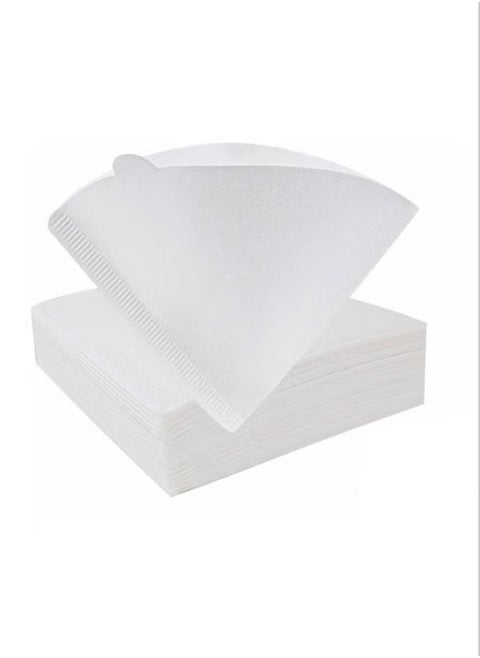100 Piece Coffee Paper Filter V60 Size 02 White
