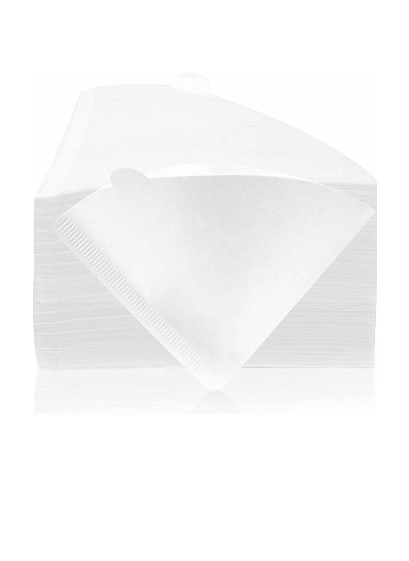 Qahwa 100 Piece Coffee Paper Filter V60 Size 02 White  - Image 2