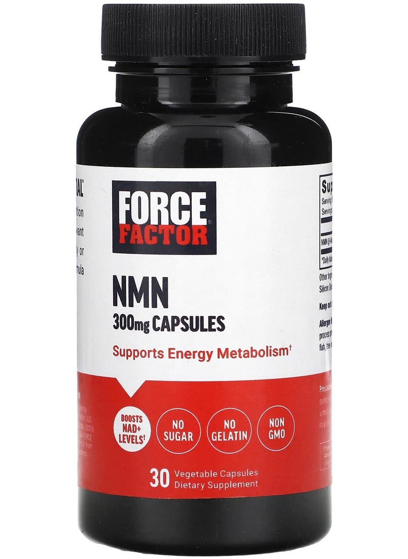 Force Factor NMN 300 mg  30 Vegetable Capsules 