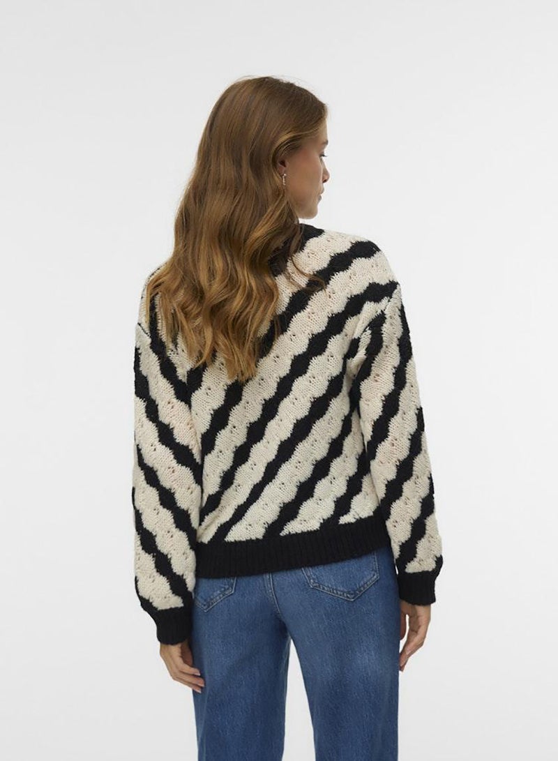 VERO MODA Vmbubly Ls O-Neck Pullover Boo - Image 3