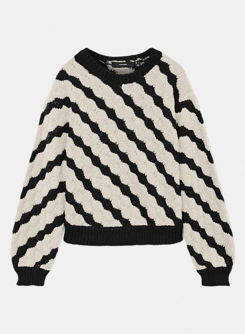 VERO MODA Vmbubly Ls O-Neck Pullover Boo - Image 1