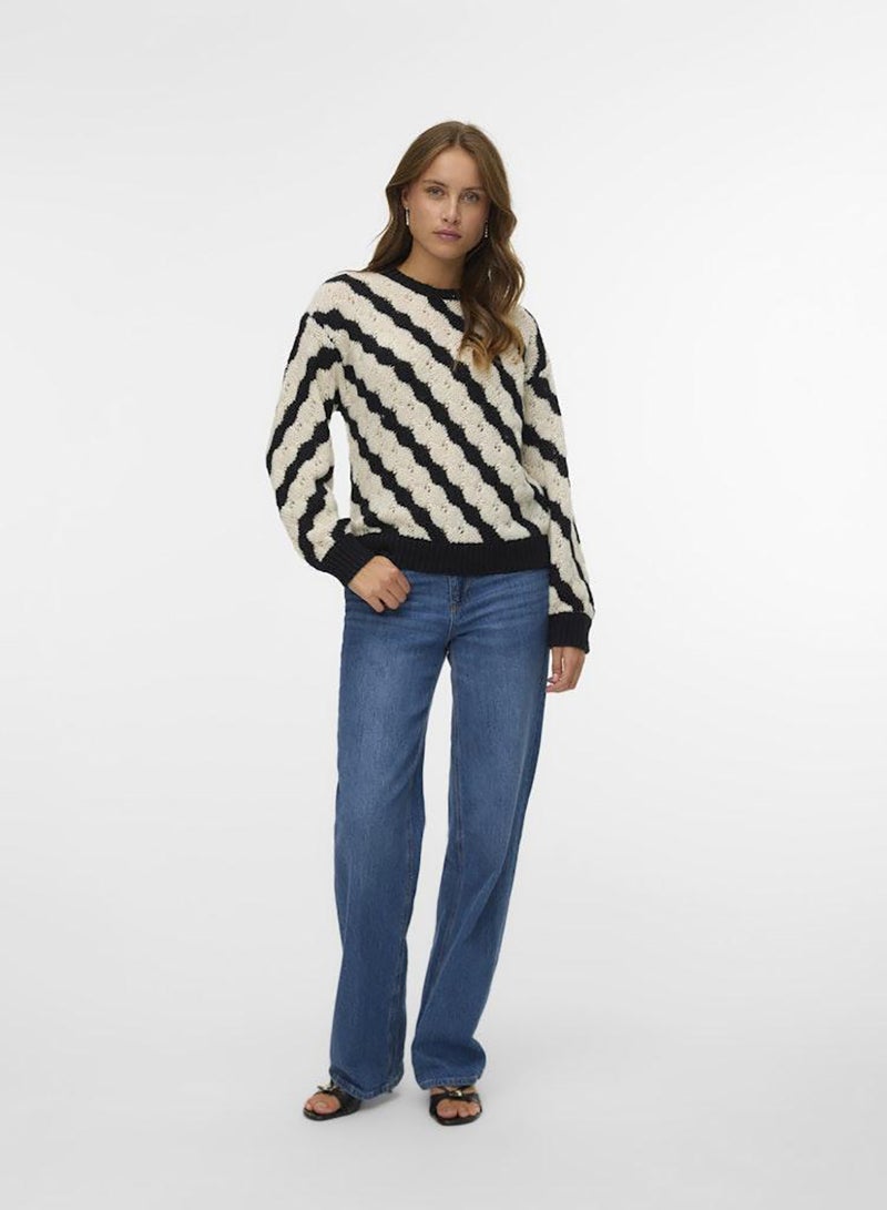 VERO MODA Vmbubly Ls O-Neck Pullover Boo - Image 2