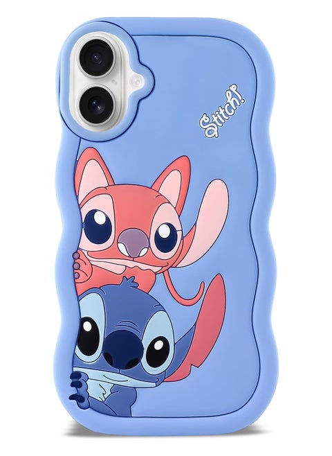 Stitch shape case compatible with iPhone 16