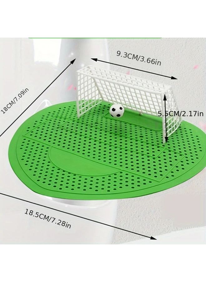 واقيات مقاعد المرحاض الخضراء 5 قطع، واقيات مضادة للرائحة والتناثر، تصميم رياضي - Image 4