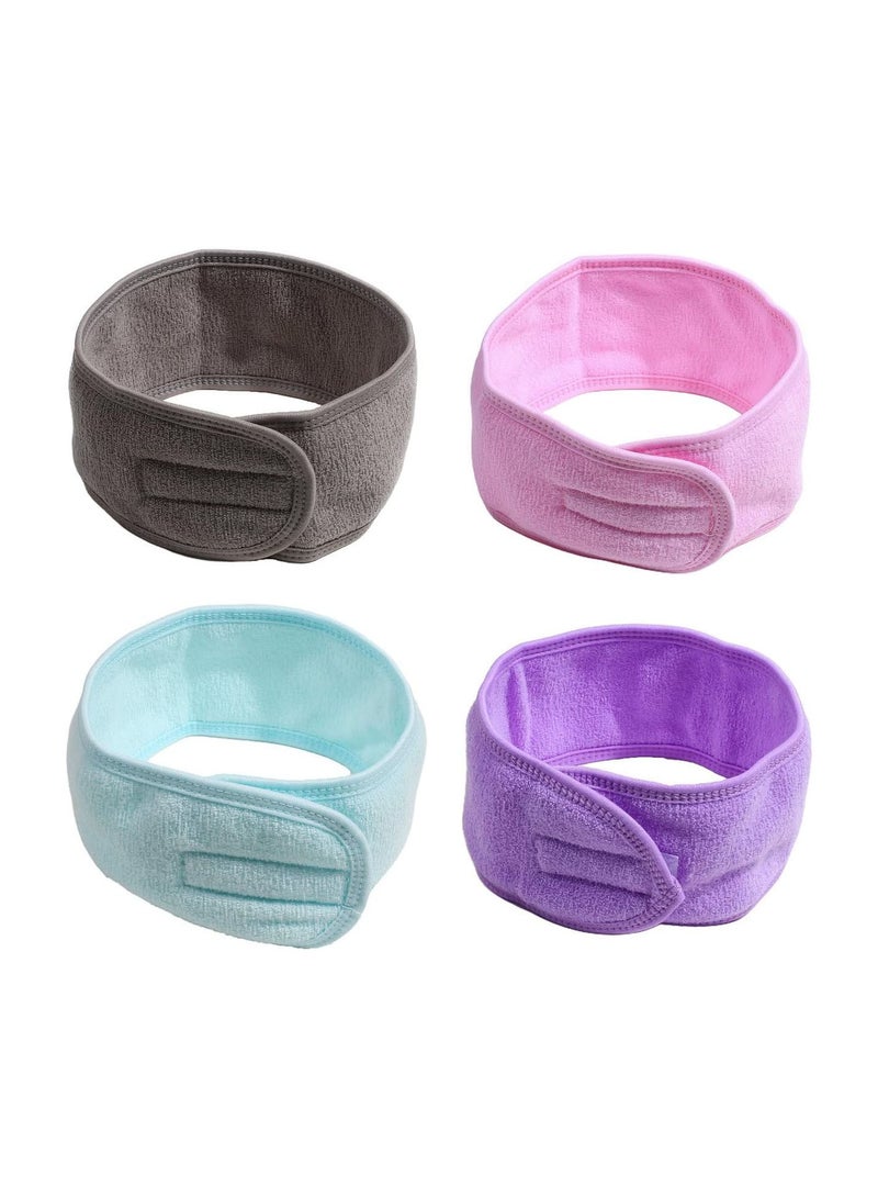 GGOOT Velcro Headband Female Makeup Sports Exercise Head Circle Mask Makeup Beauty Wide Headdress - Image 5