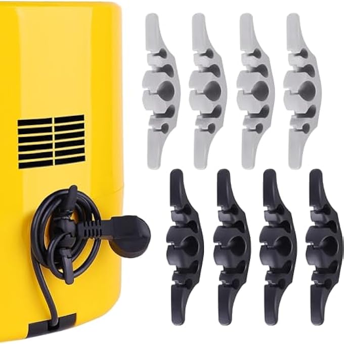 KASTWAVE Wire Cord Organizer For Kitchen Appliances 8Pcs Cord Wrapper Holder Cable Winder Stick On Mixer Coffee Maker Air Fryer Pressure Cooker - Image 2