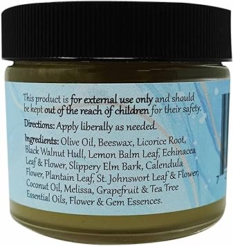 Wiseways Herbals Salves For Natural Skin Care Lemon Balm Cream 2 Oz - Image 2