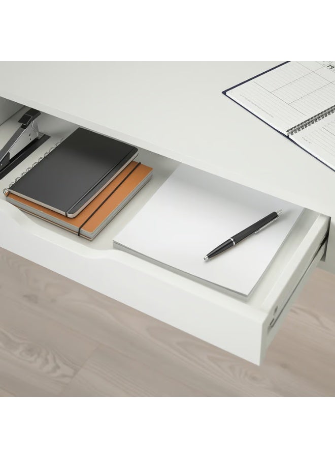 IKEA (IKEA) Shelf With Drawers White 119x29 cm - Image 3
