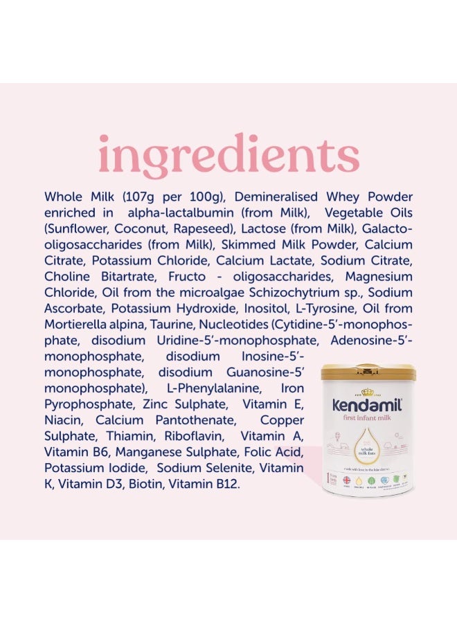 كينداميل حليب الأطفال الكلاسيكي الأول، المرحلة 1، 800 غرام - Image 5