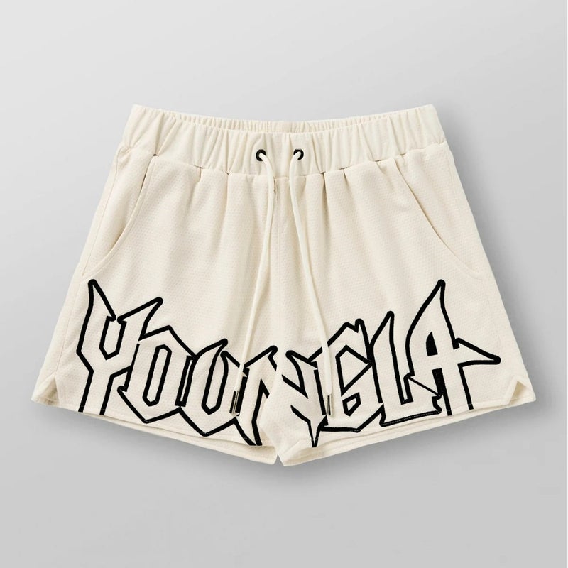 Youngla Sports Fitness Shorts Mesh Quick Dry Breathable Basketball Training Shorts Casual Beach Pants - Image 5
