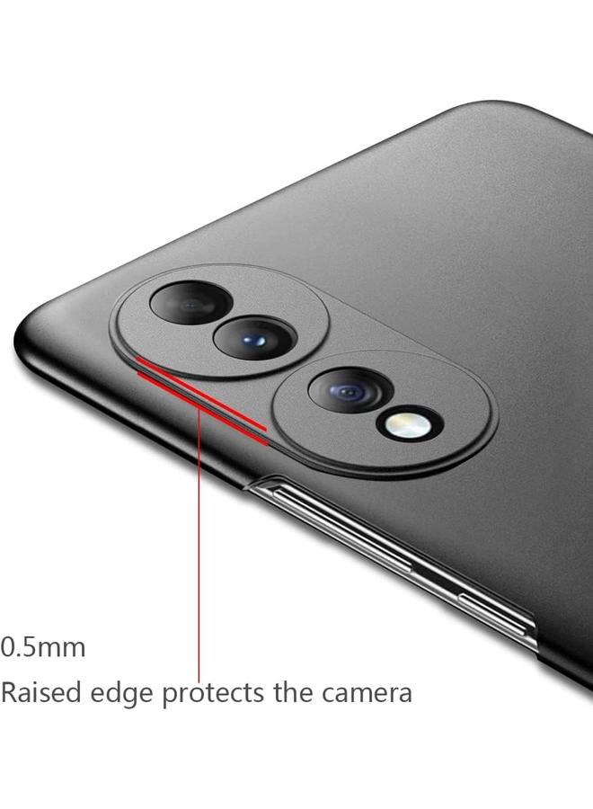 erorex Compatible With Honor 70 Pc Case Slim Fit Black Protective Phone Back Cover For Honor 70 - Image 3