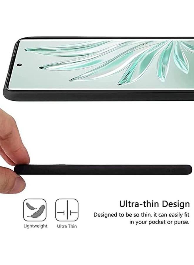 erorex Compatible With Honor 70 Pc Case Slim Fit Black Protective Phone Back Cover For Honor 70 - Image 5