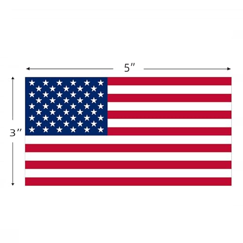 U ANNPER Reflective American Flag Stickers - 3-Pack, 5x3 Inches - Durable & Waterproof Decals for Vehicles & Personal Items，Car Bumper/Truck/Motorcycle/Helmet/Laptop/Window/Water Bottle/Mail Box - Image 5