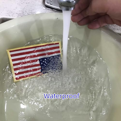 U ANNPER Reflective American Flag Stickers - 3-Pack, 5x3 Inches - Durable & Waterproof Decals for Vehicles & Personal Items，Car Bumper/Truck/Motorcycle/Helmet/Laptop/Window/Water Bottle/Mail Box - Image 3