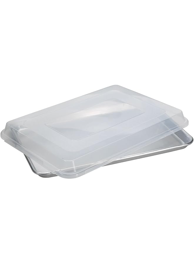 نورديك وير صينية خبز نصفية مع غطاء تخزين، 33 سم - Image 1