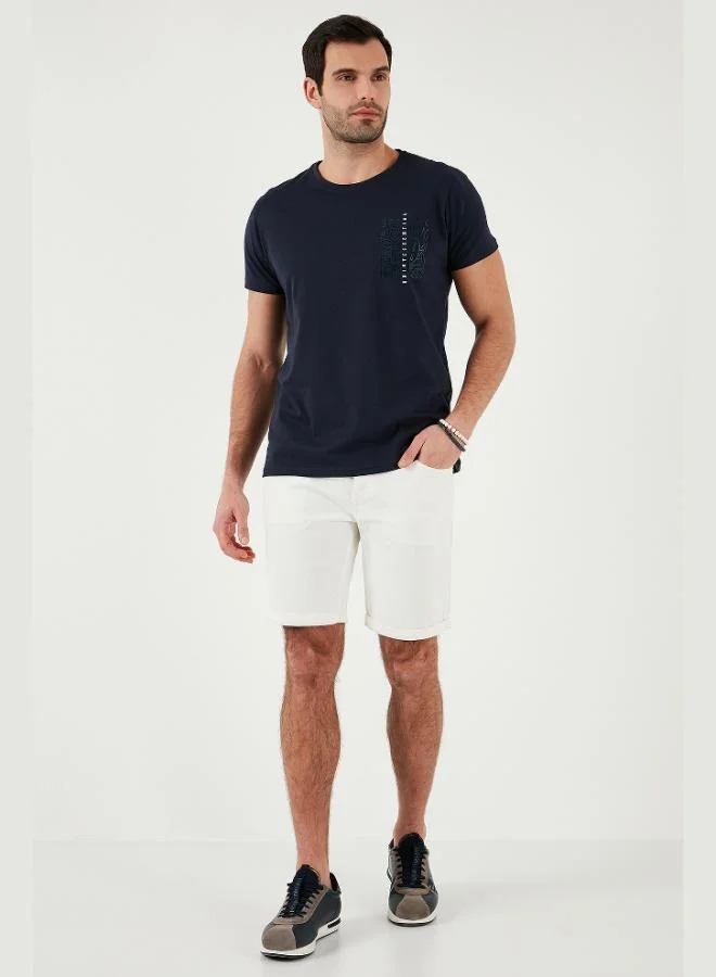 Buratti Buratti Crew Neck Cotton Slim Fit T Shirt Men's T SHIRT 541QUINT